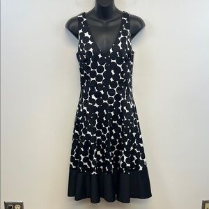 Jones Wear Black and White Polka Dot Dress Dress Size 8